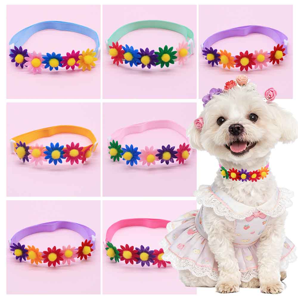 Pet Supplies Coupon - 50PCS Colorful Dog Bowties Flower Accessories