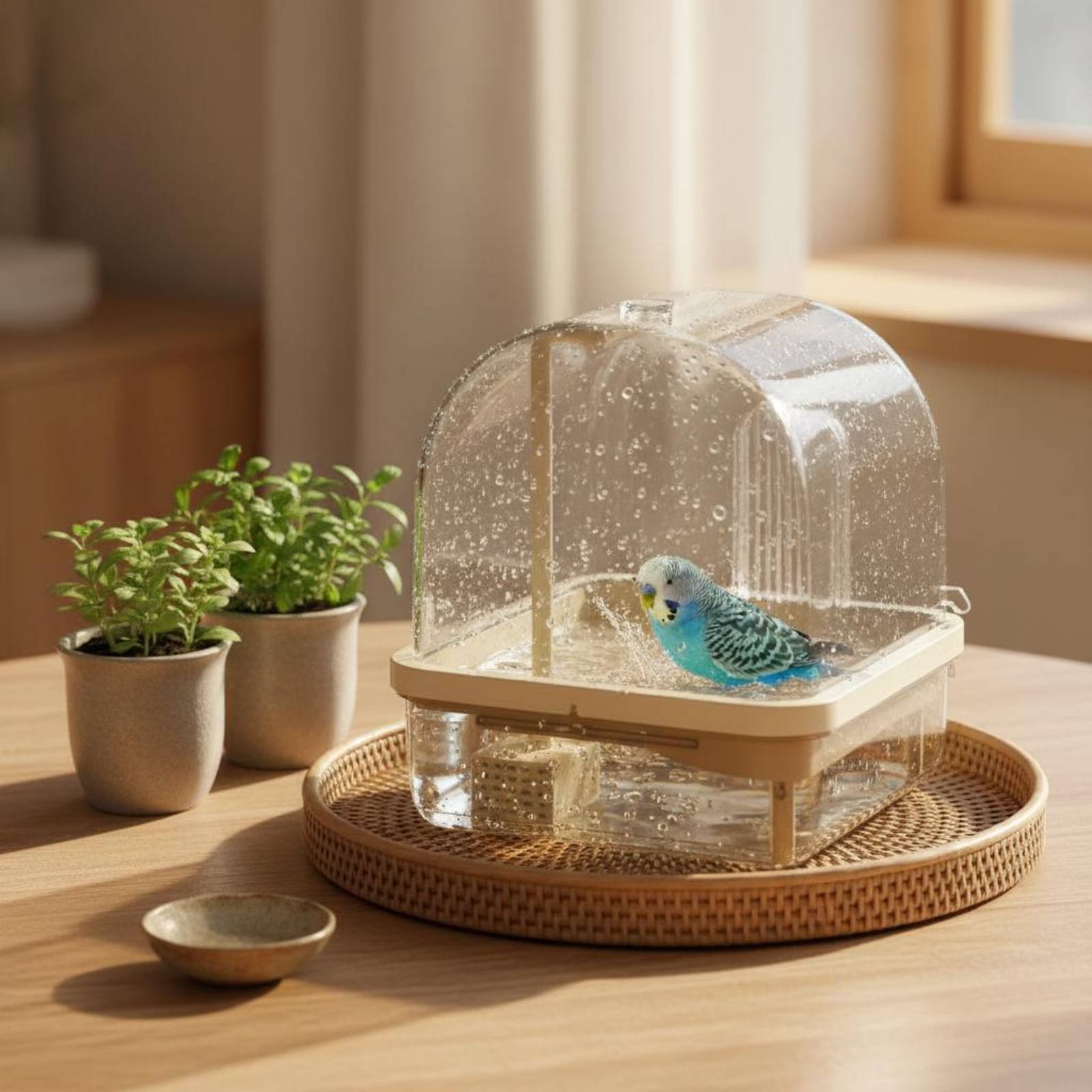 Pet Supplies In - Hanging Avian Shower Transparent Panoramic View