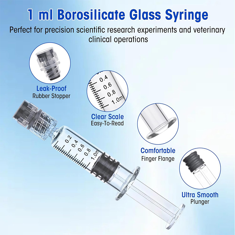 1ml Glass Luer Pet Food Measur - đánh giá và giá Pet Supplies In