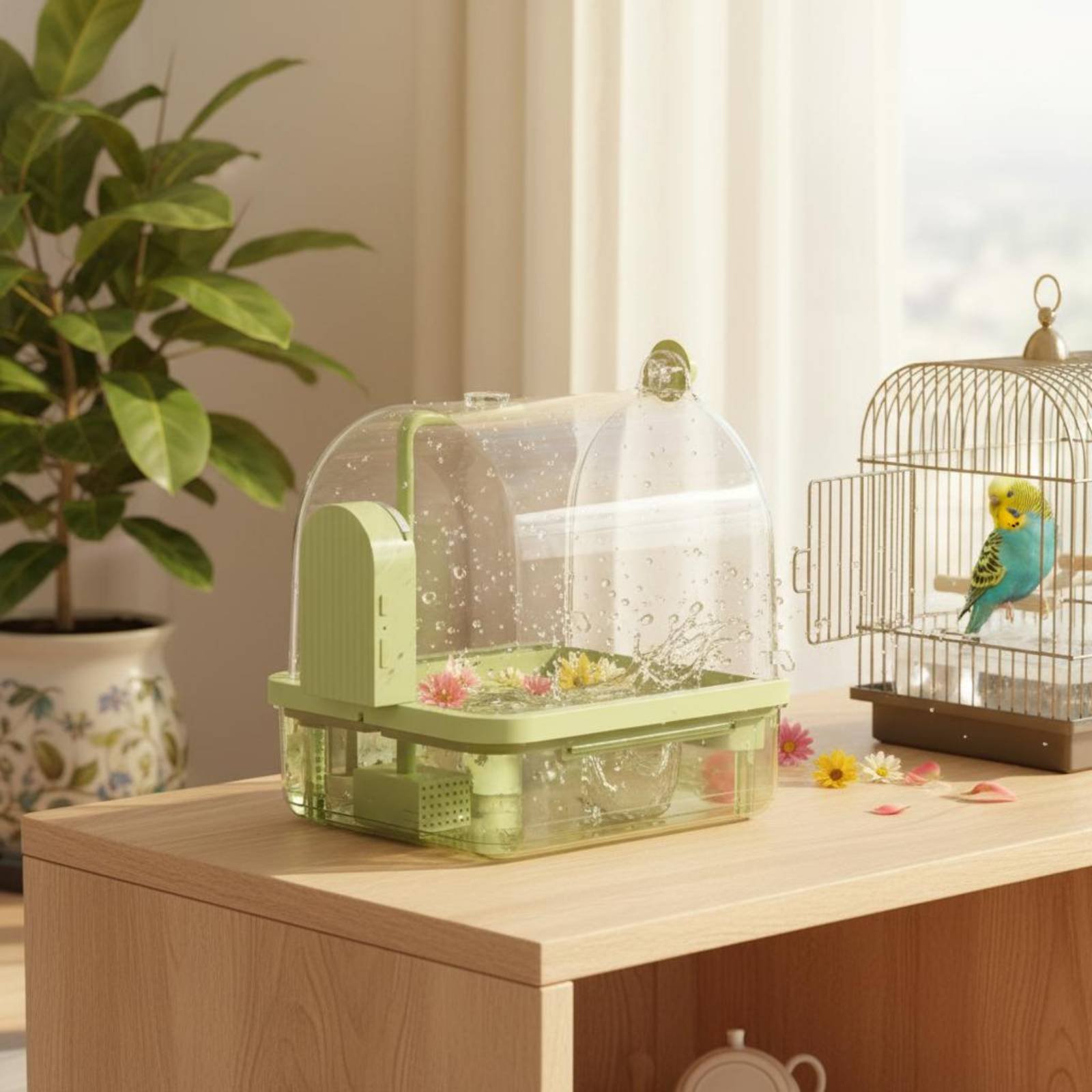 Automatic Bird Bath Wireless S - đánh giá và giá Pet Supplies In