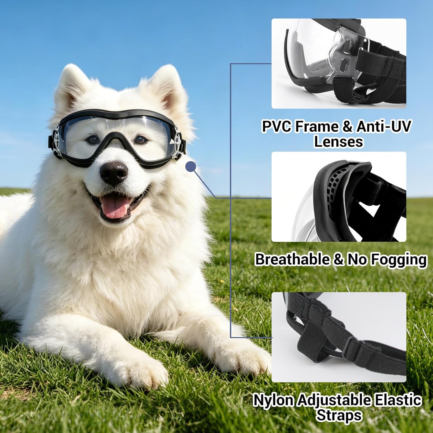 Adjustable Pet Goggles for Dog - đánh giá và giá Pet Supplies Coupon